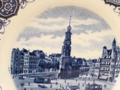Alternative view of Societe CeramiQue porseleinen wandbord met print van Amsterdam Muntplein 48447