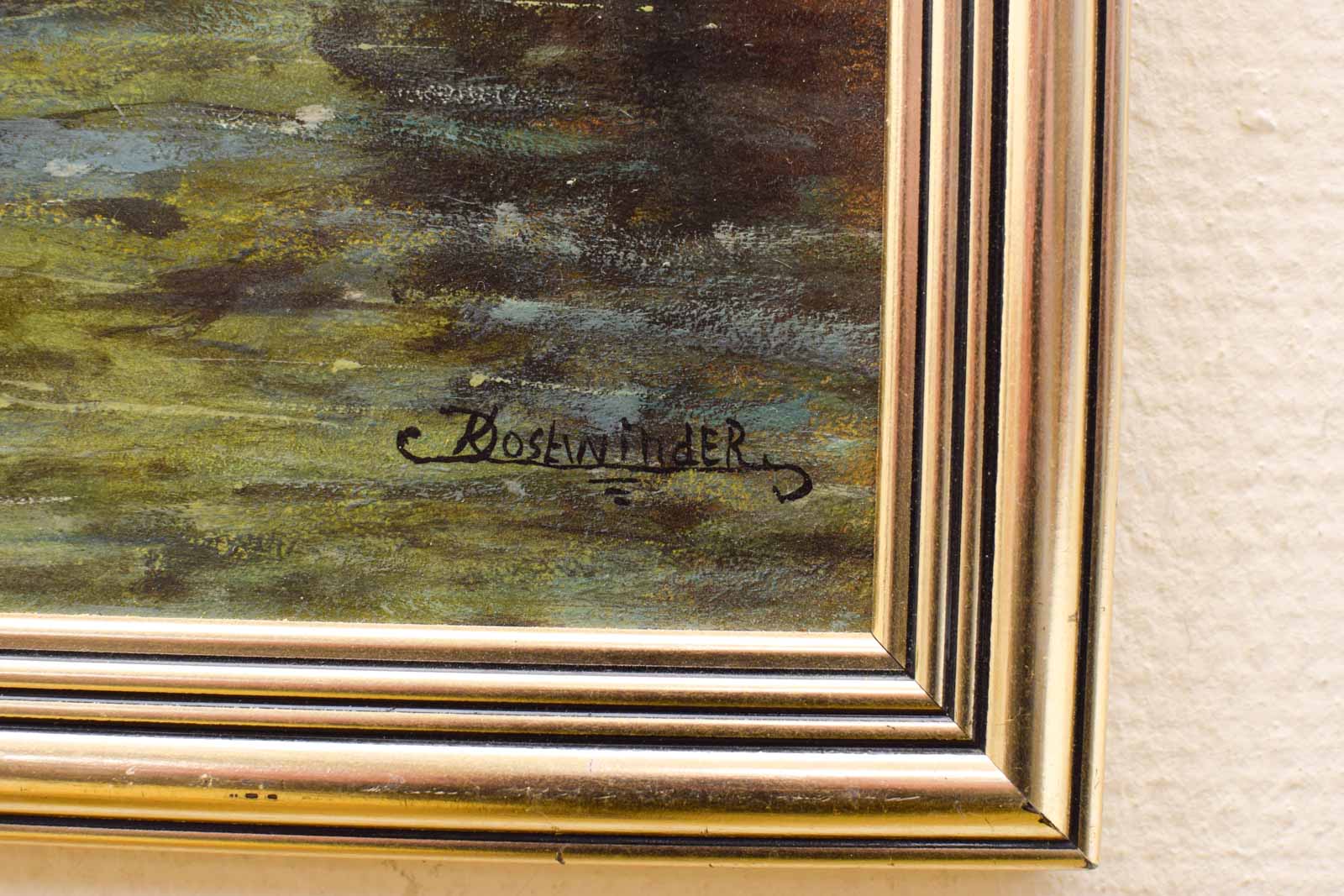 Alternative view of Schilderij van een  Gracht in de stad 48466