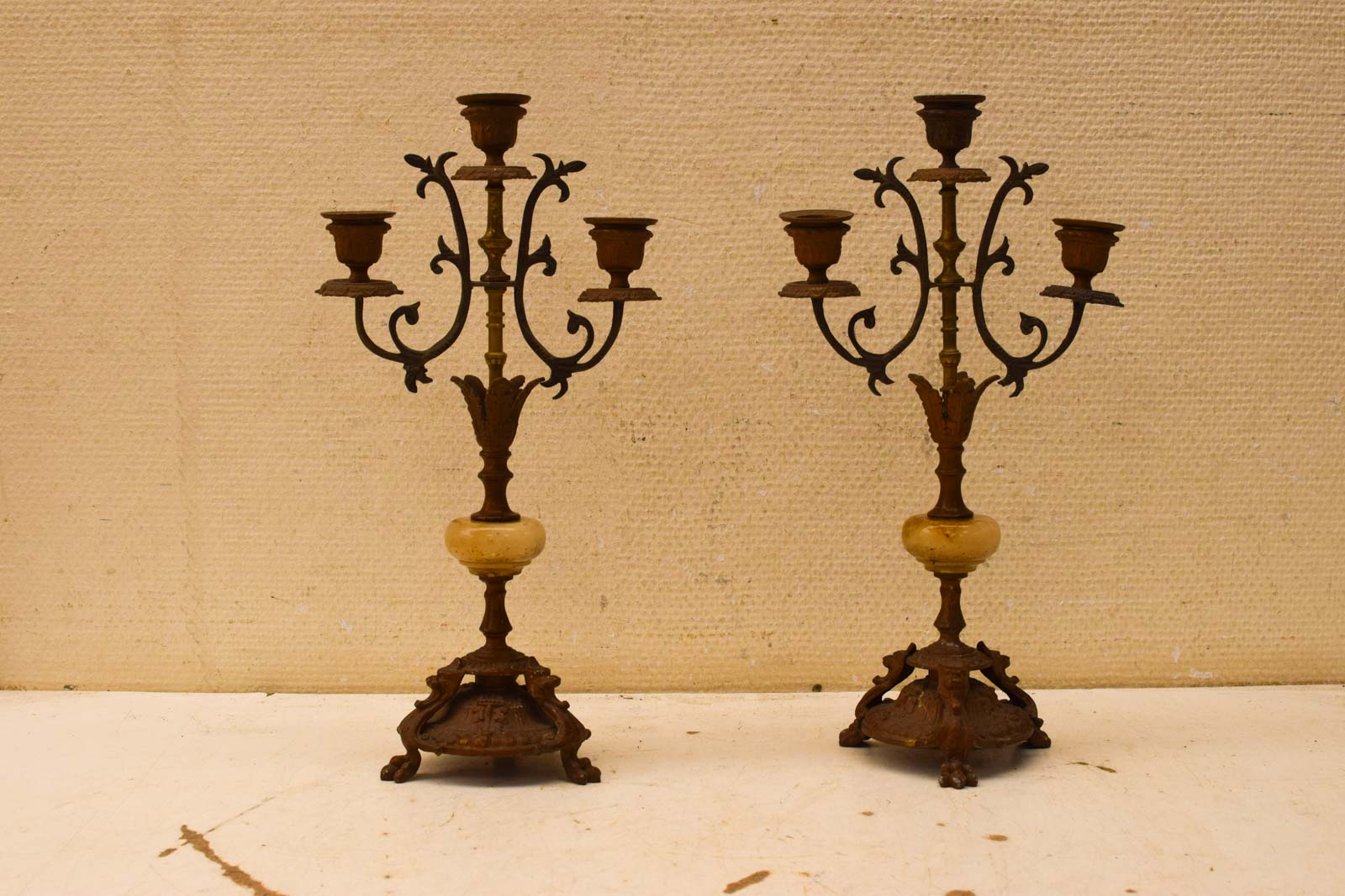 2 stuks kandelaars  48469