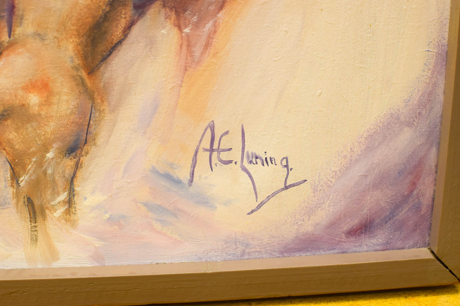 Alternative view of Schilderij van paarden  48487