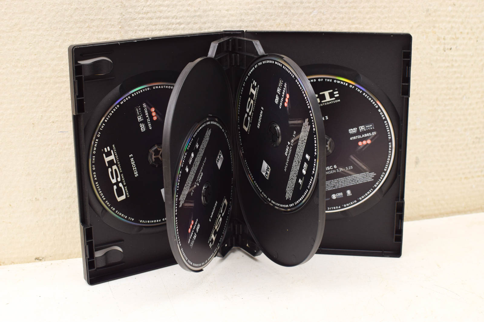 Alternative view of 6  dvd box CSI het complete 3e seizoen  48493