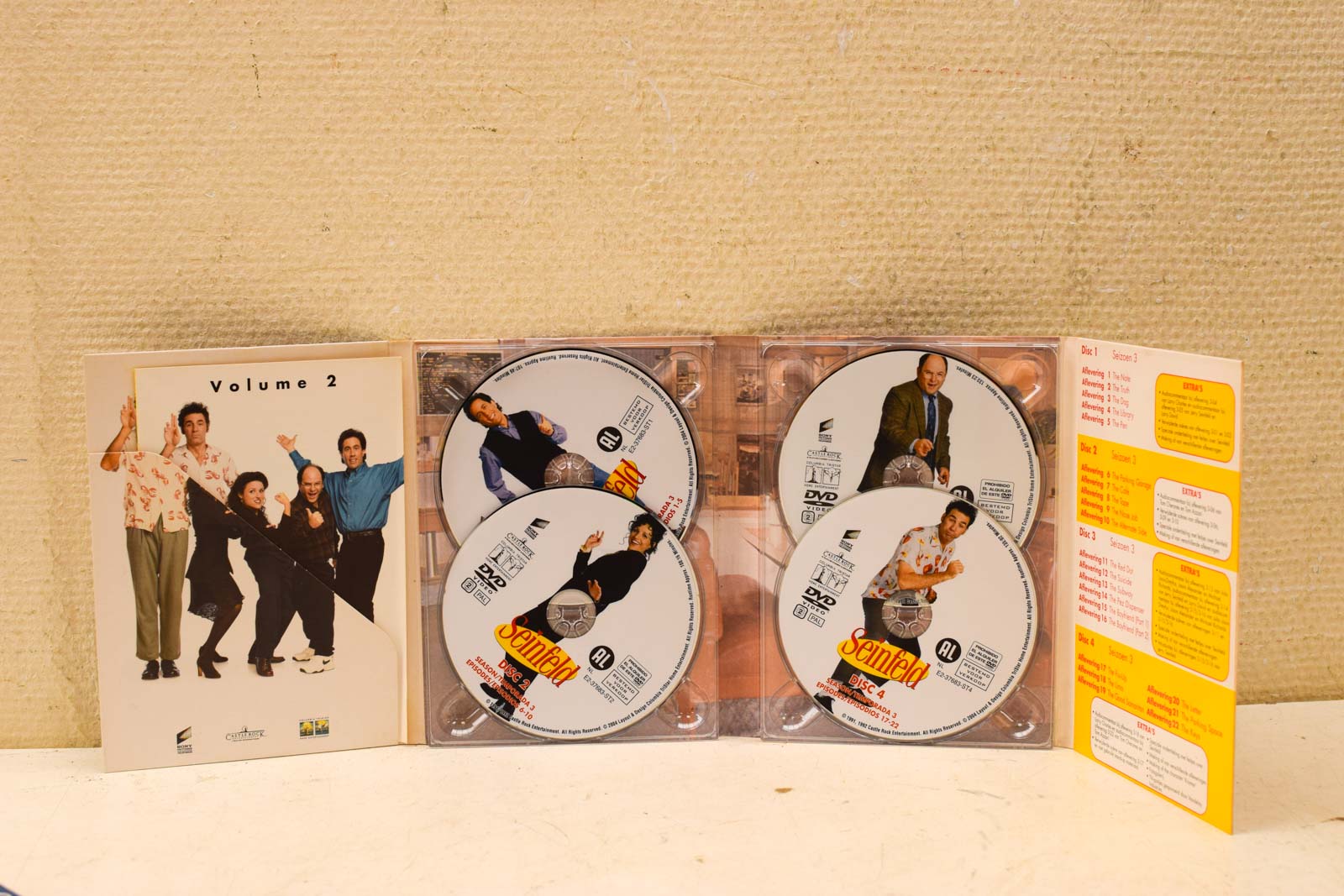 Alternative view of 4 dvd box Seinfeld Seizoen 3  48498