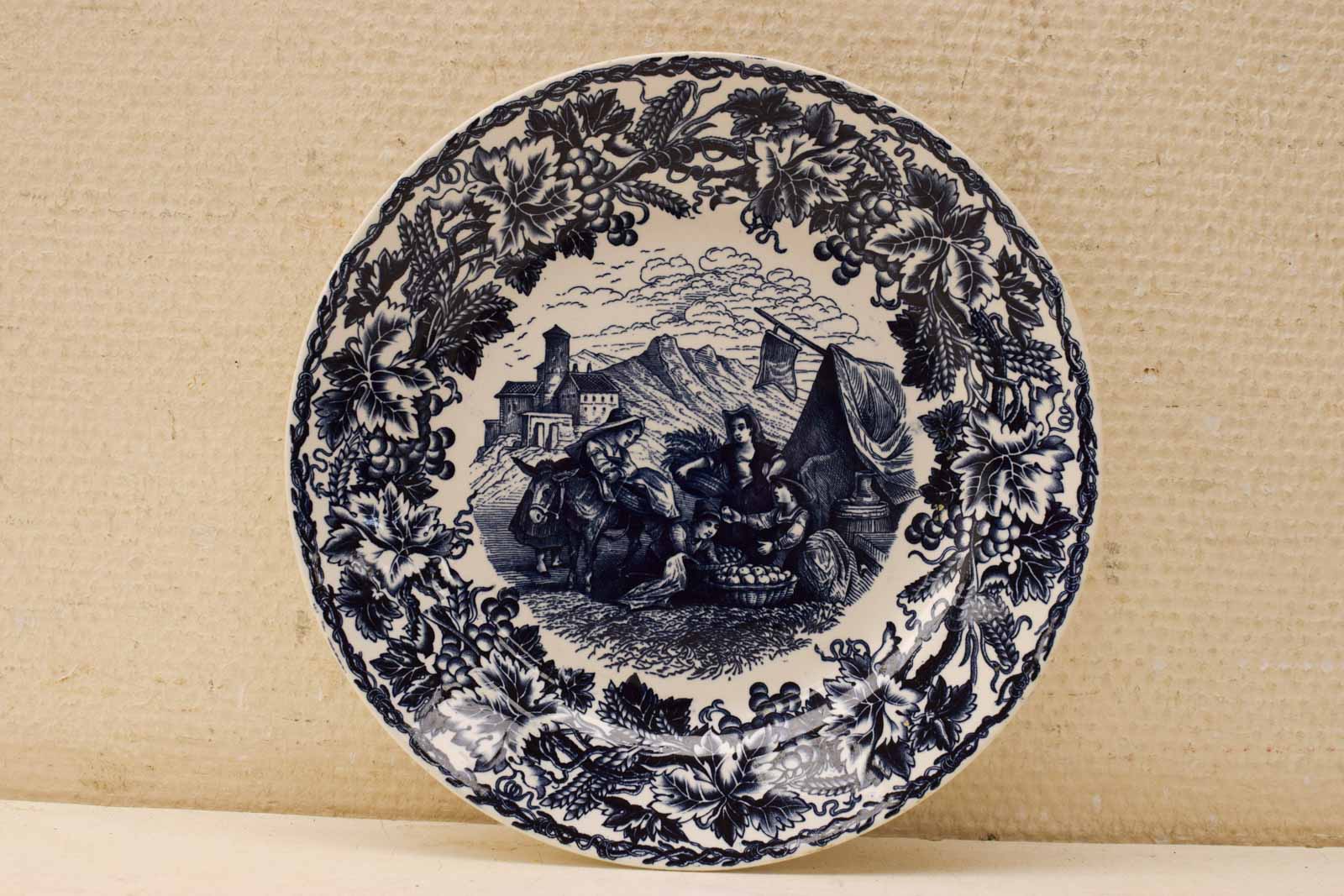 Societe ceramique porseleinen wandbord 48503