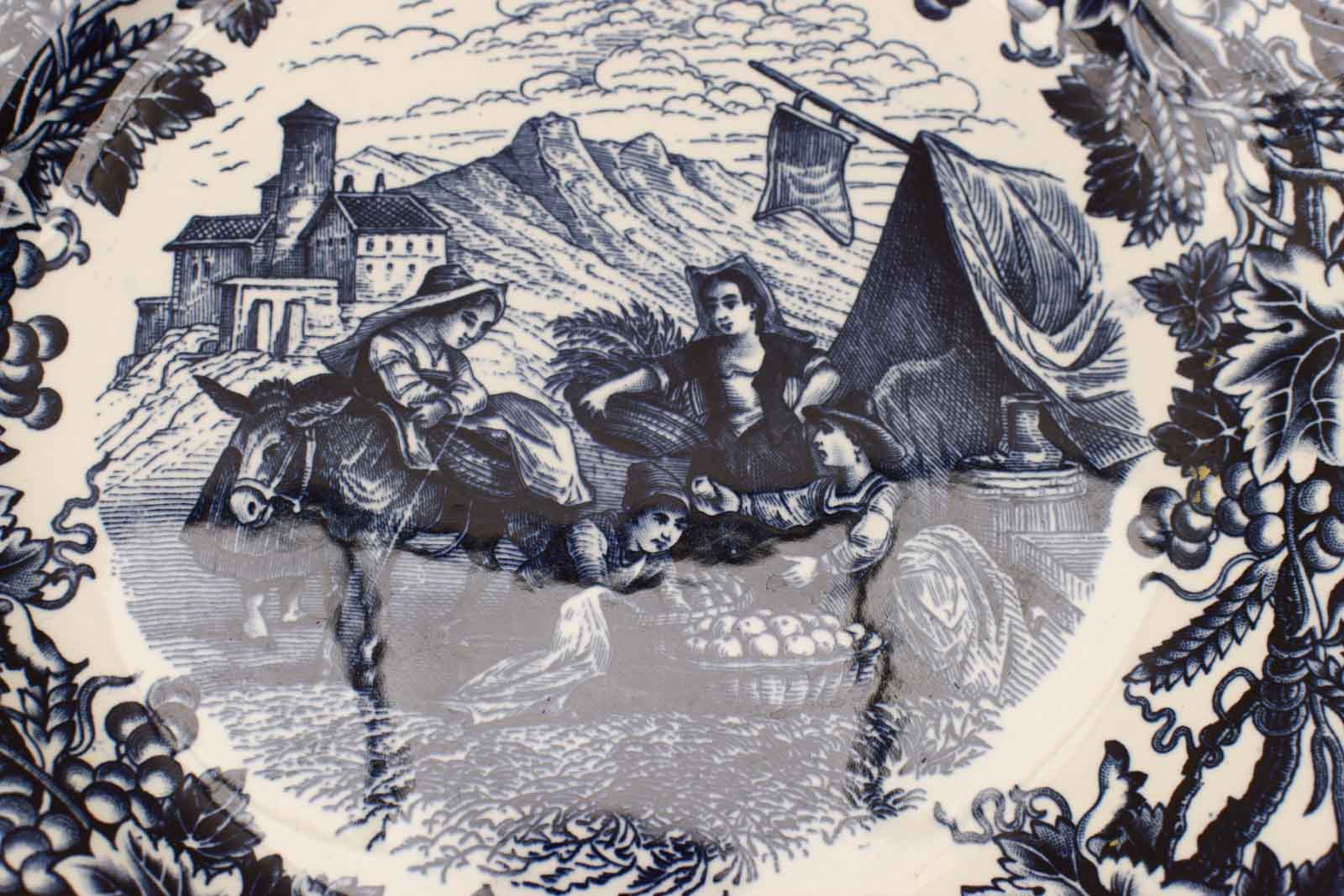 Alternative view of Societe ceramique porseleinen wandbord  48503