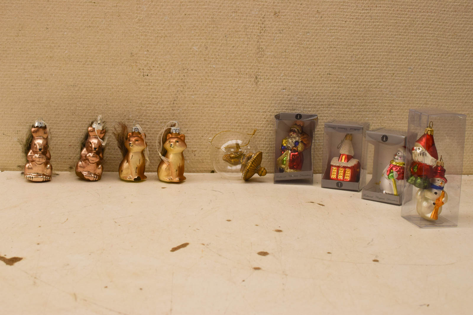 9 stuks kerstboom versiering 48504