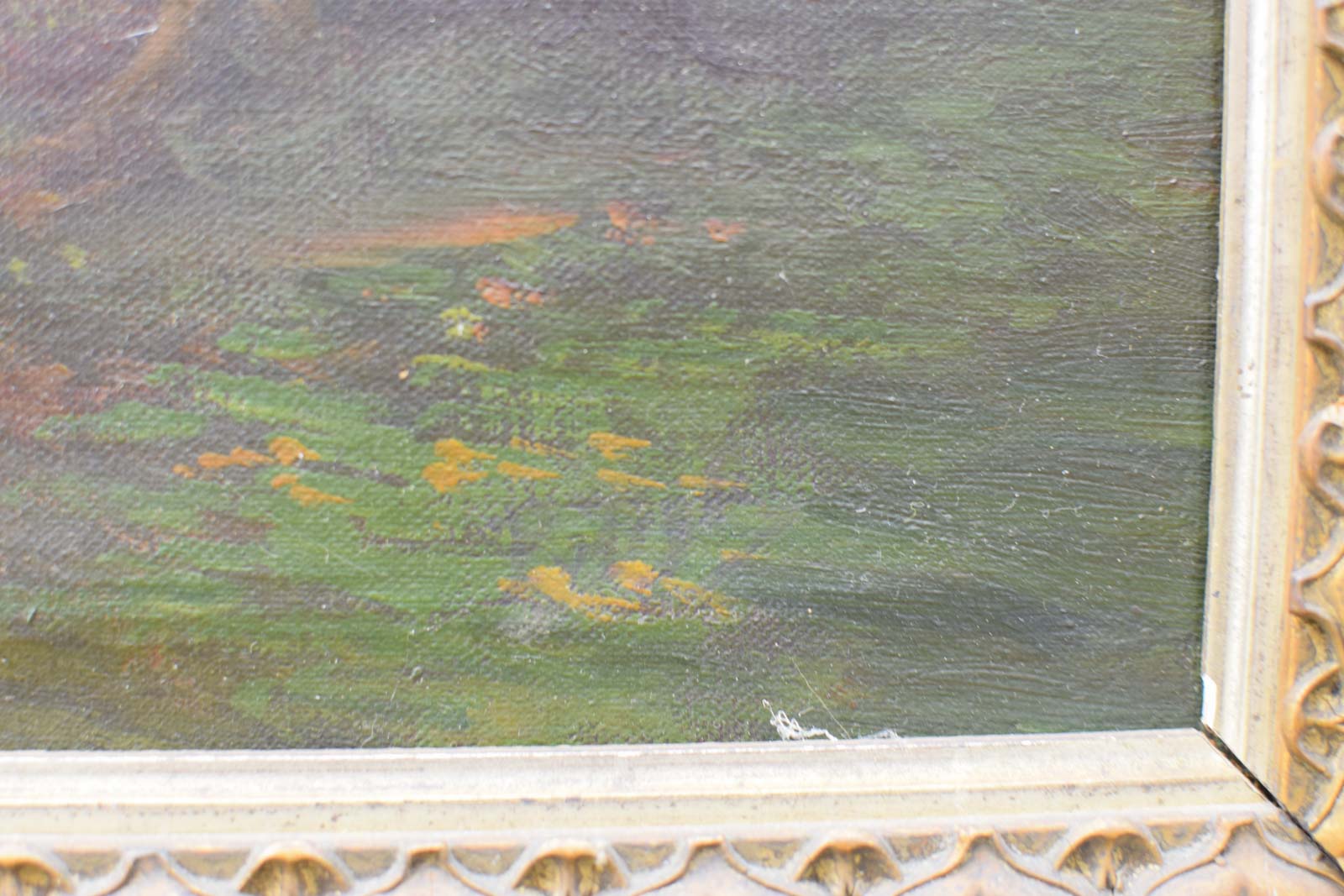 Alternative view of Schilderij van een vrouw met een kind in het bos 48516