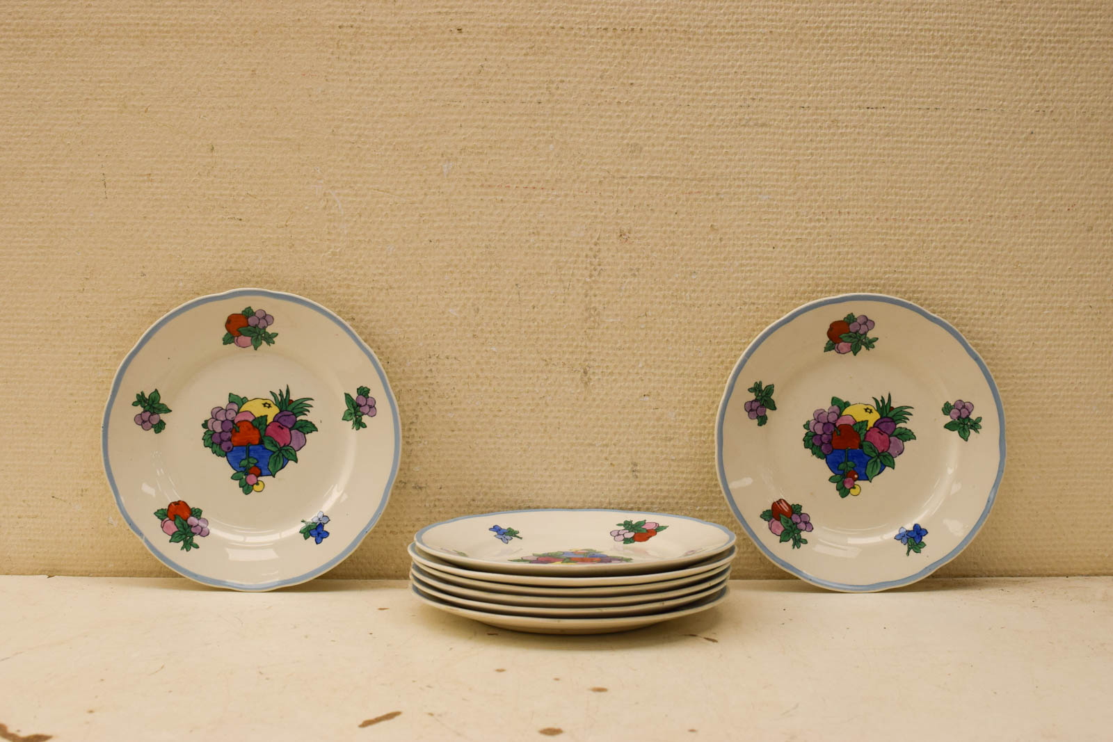 8 stuks Booths silicon porseleinen borden 48523