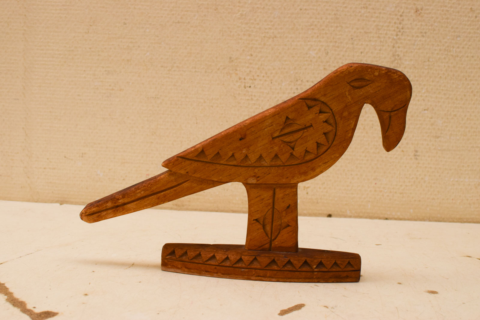 Alternative view of Houten beeld van een vogel 48525