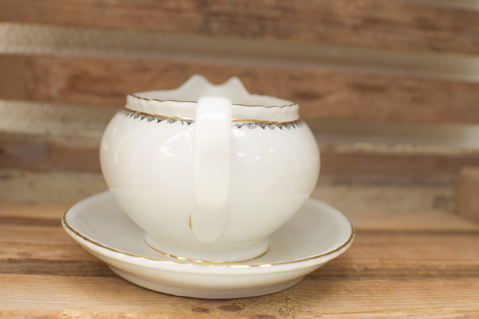 Alternative view of Winterling  bavaria Victoria porseleinen Jus/saus schaaltje met vast schoteltje  48532