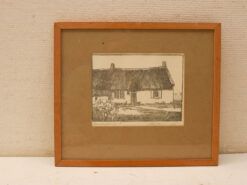 Een Ingelijste tekening / prent 48574