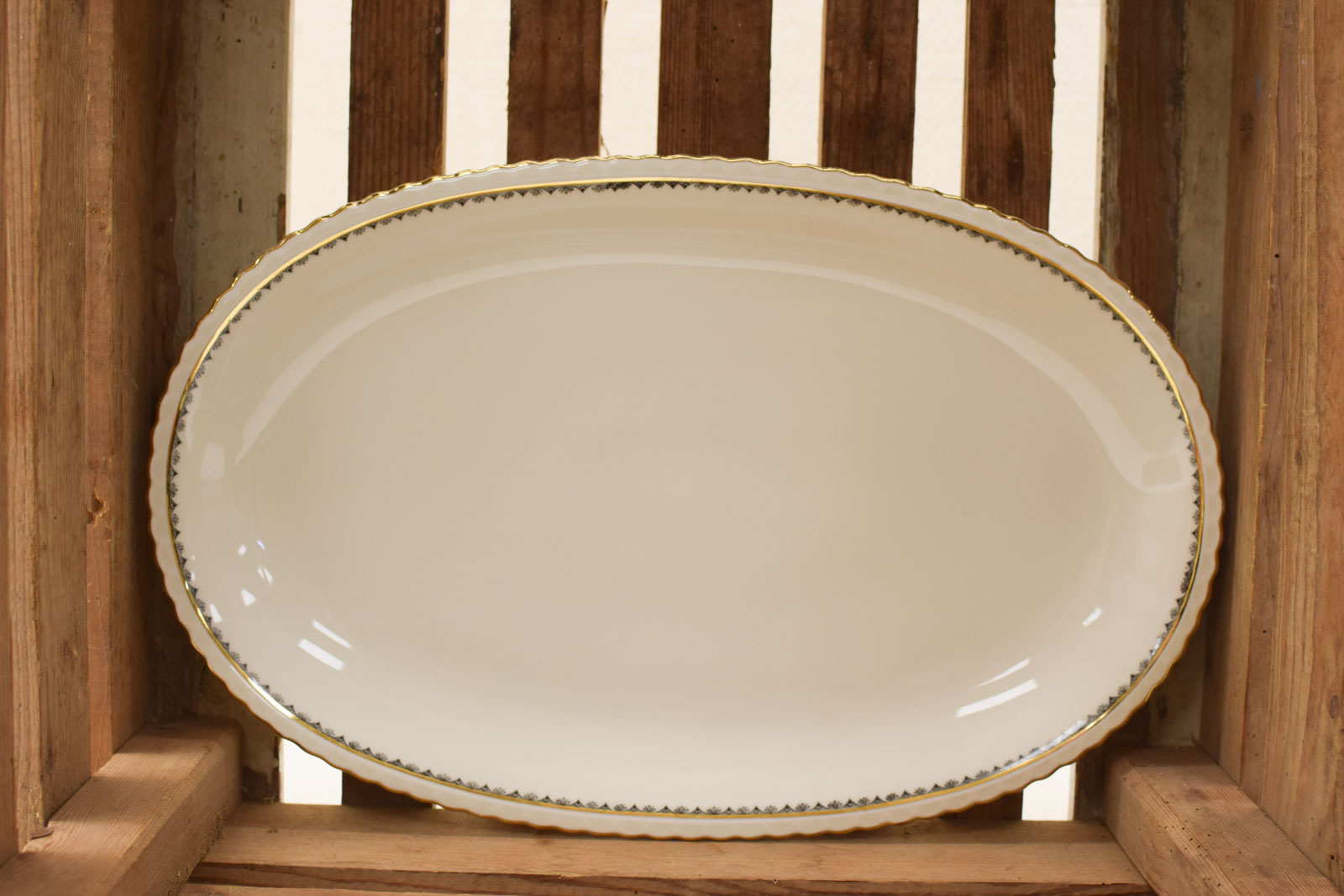 Alternative view of Winterling Bavaria Victoria porseleinen ovale schaal  48592