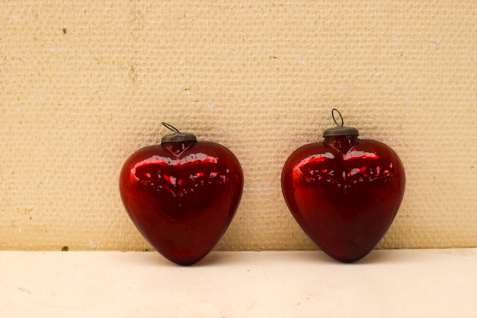 Alternative view of 2 stuks Glazen Kerstballen  48631