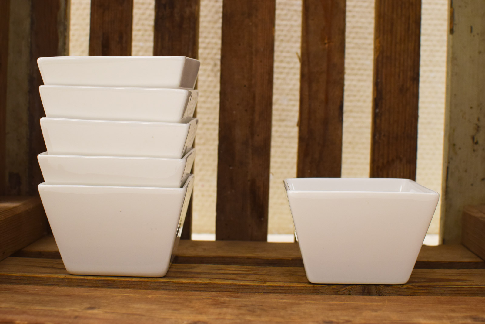 6 stuks Porseleinen Pinda schaaltje  48663