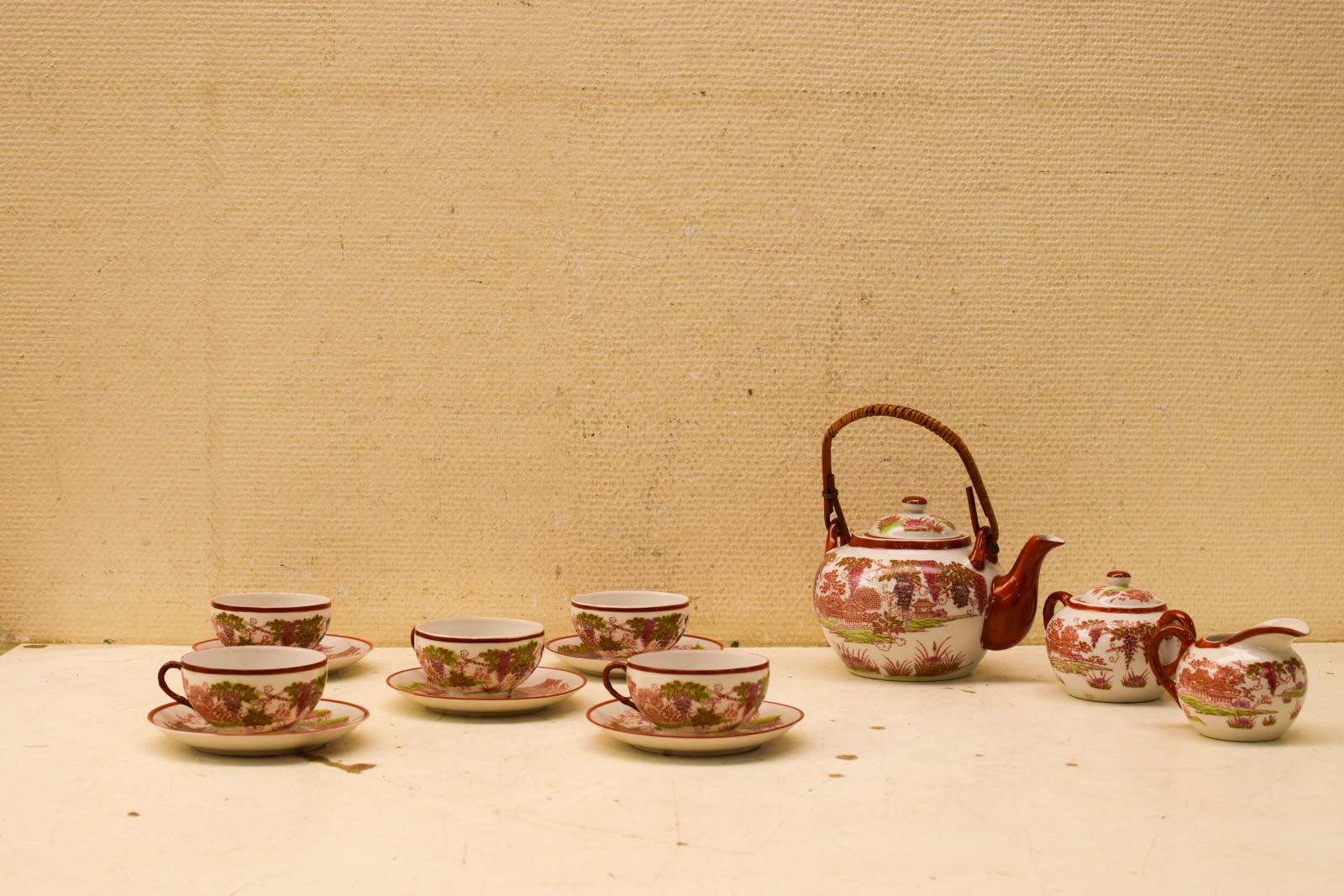 Alternative view of 15 delig  ei porseleinen  theeservies servies  48668