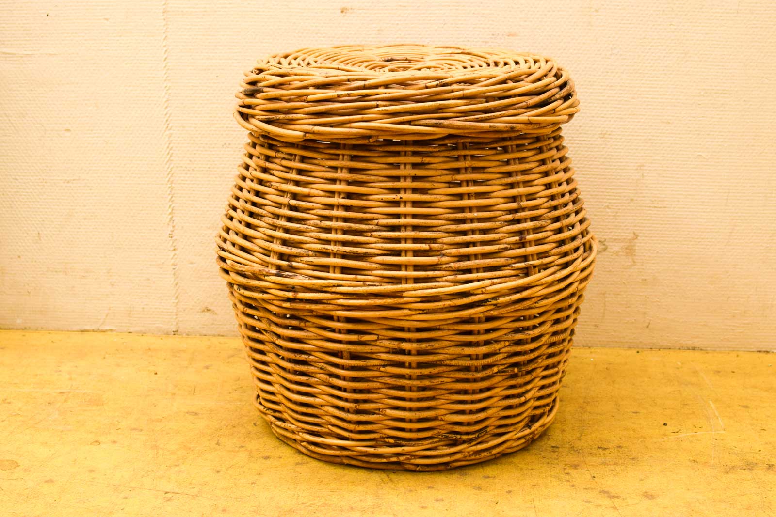 Rieten opbergmand 48670