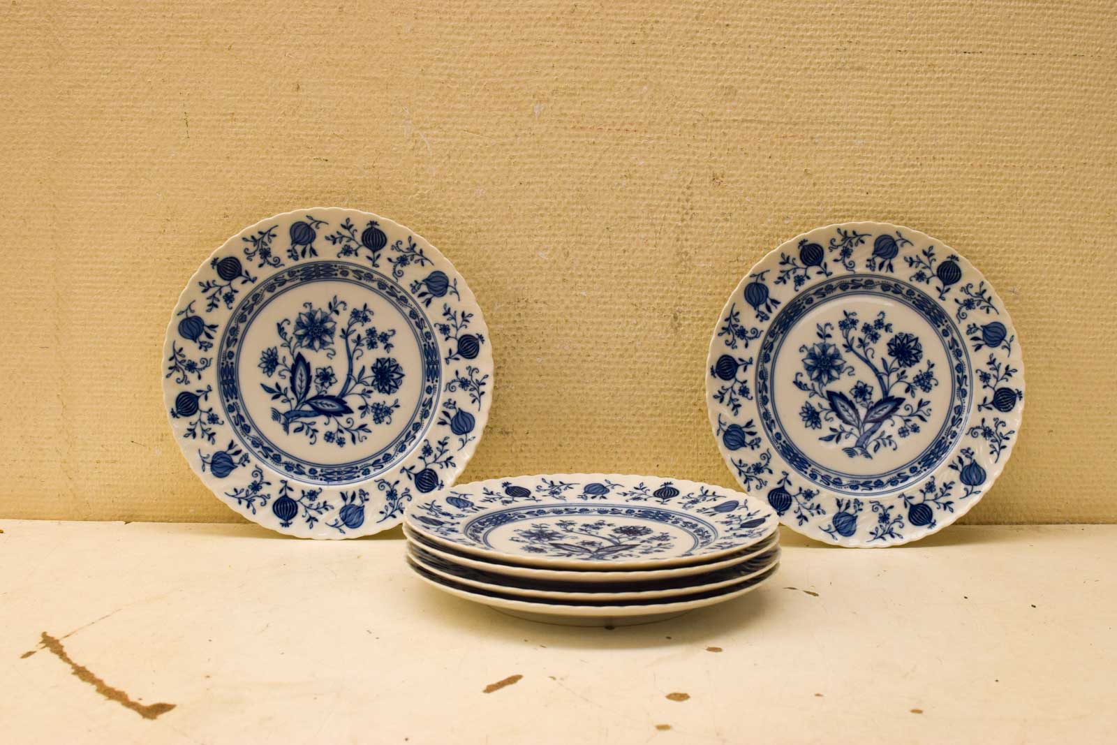 6 stuks Royal Tettau porseleinen borden  48695