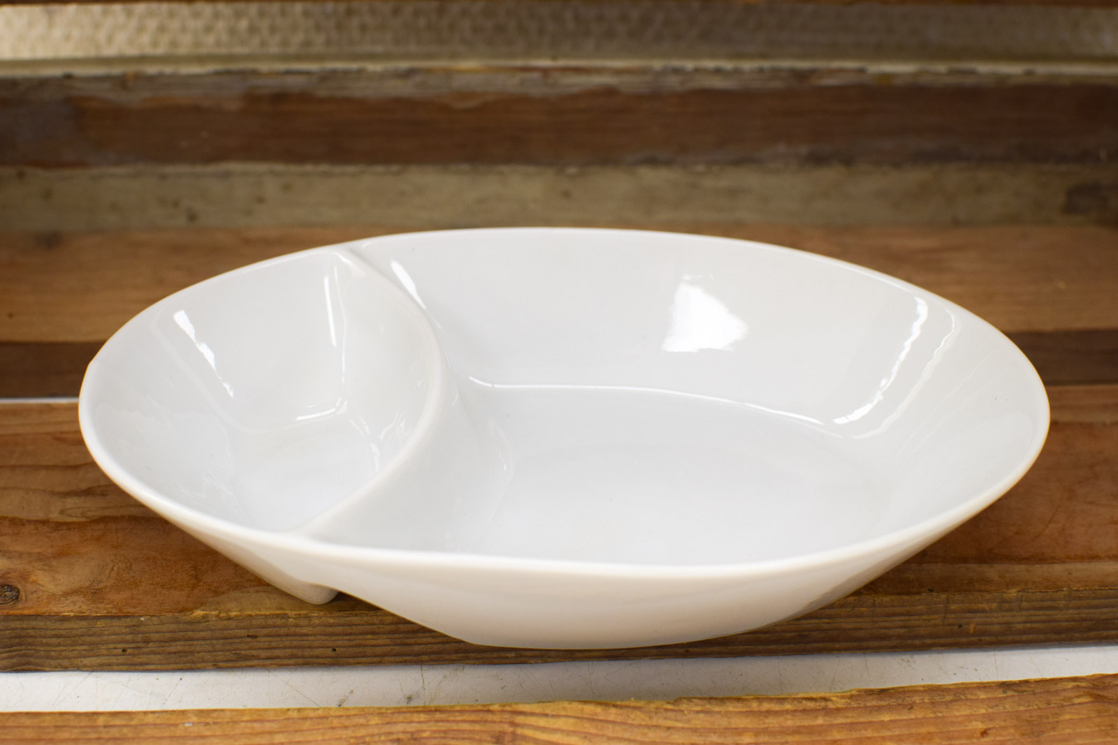 Alternative view of 3 stuks Ovale schaal met vakje  48719