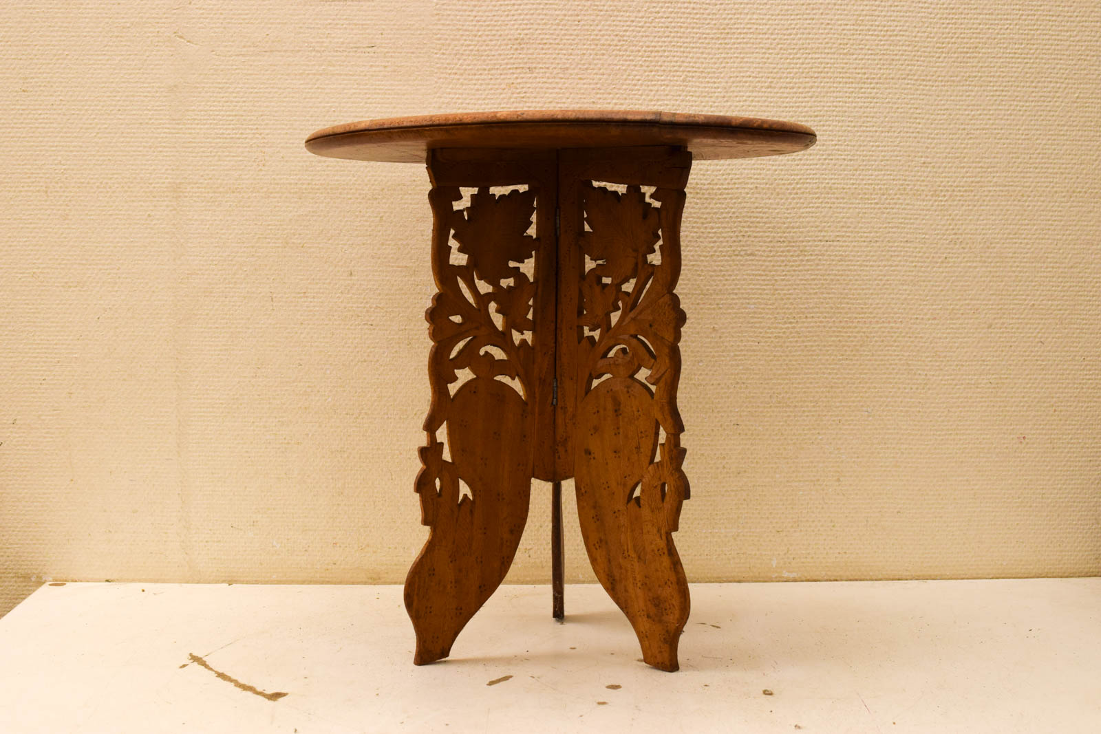 Houten Planten tafeltje/bijzettafel  48744