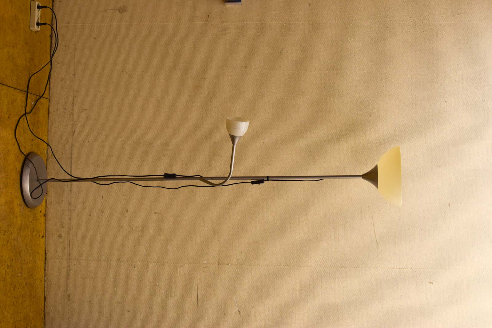Vloerlamp met leeslamp 48749