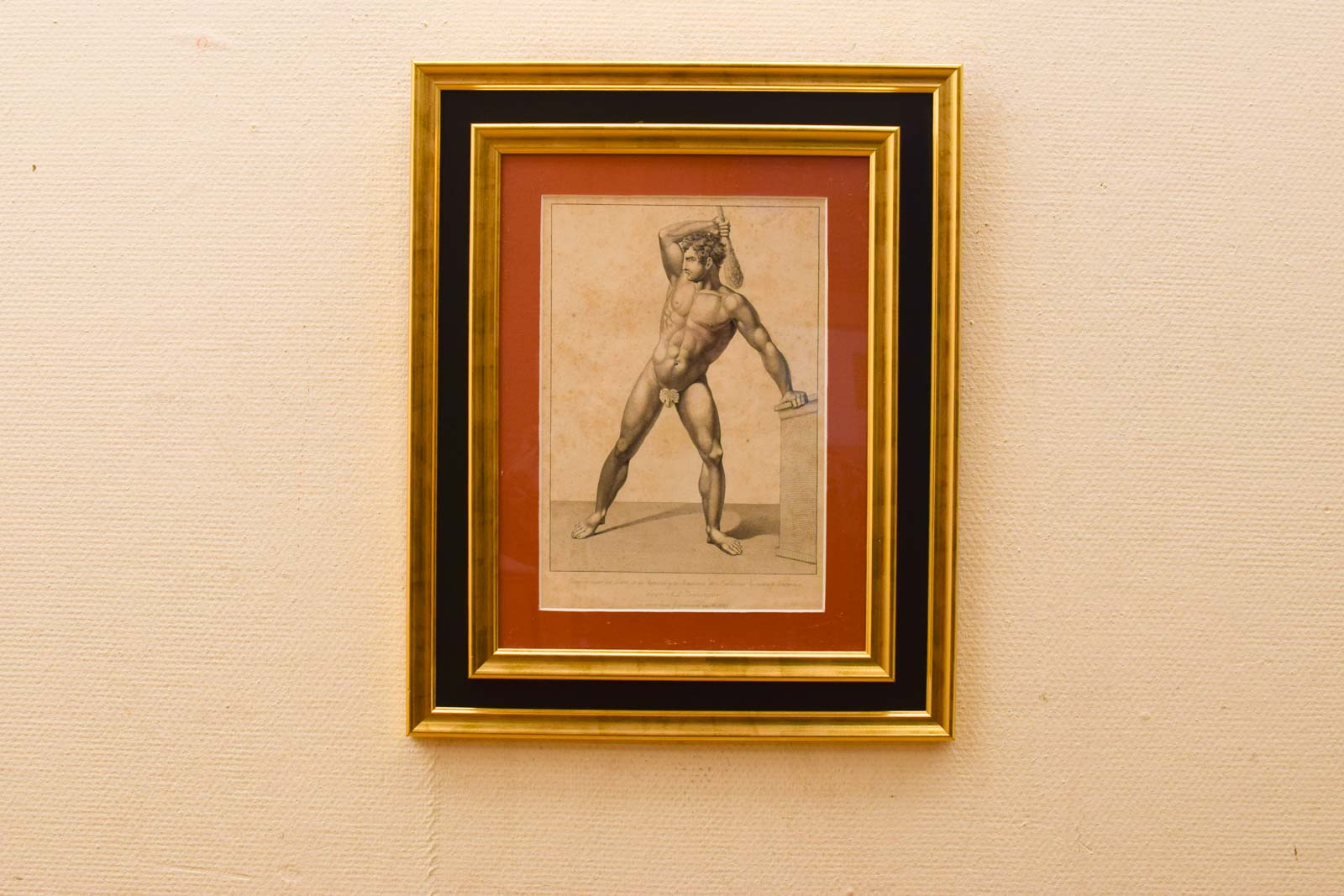 Prent van een man  48868