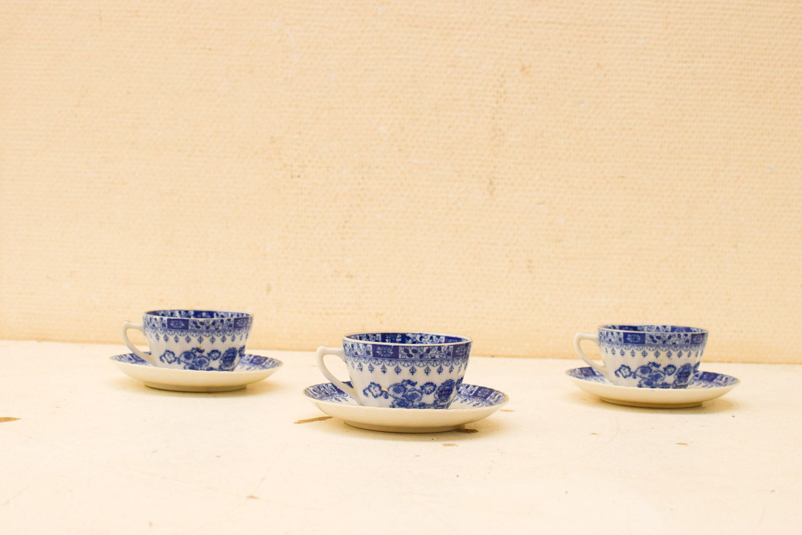 Alternative view of 6 delig porseleinen kop en schotel 48919