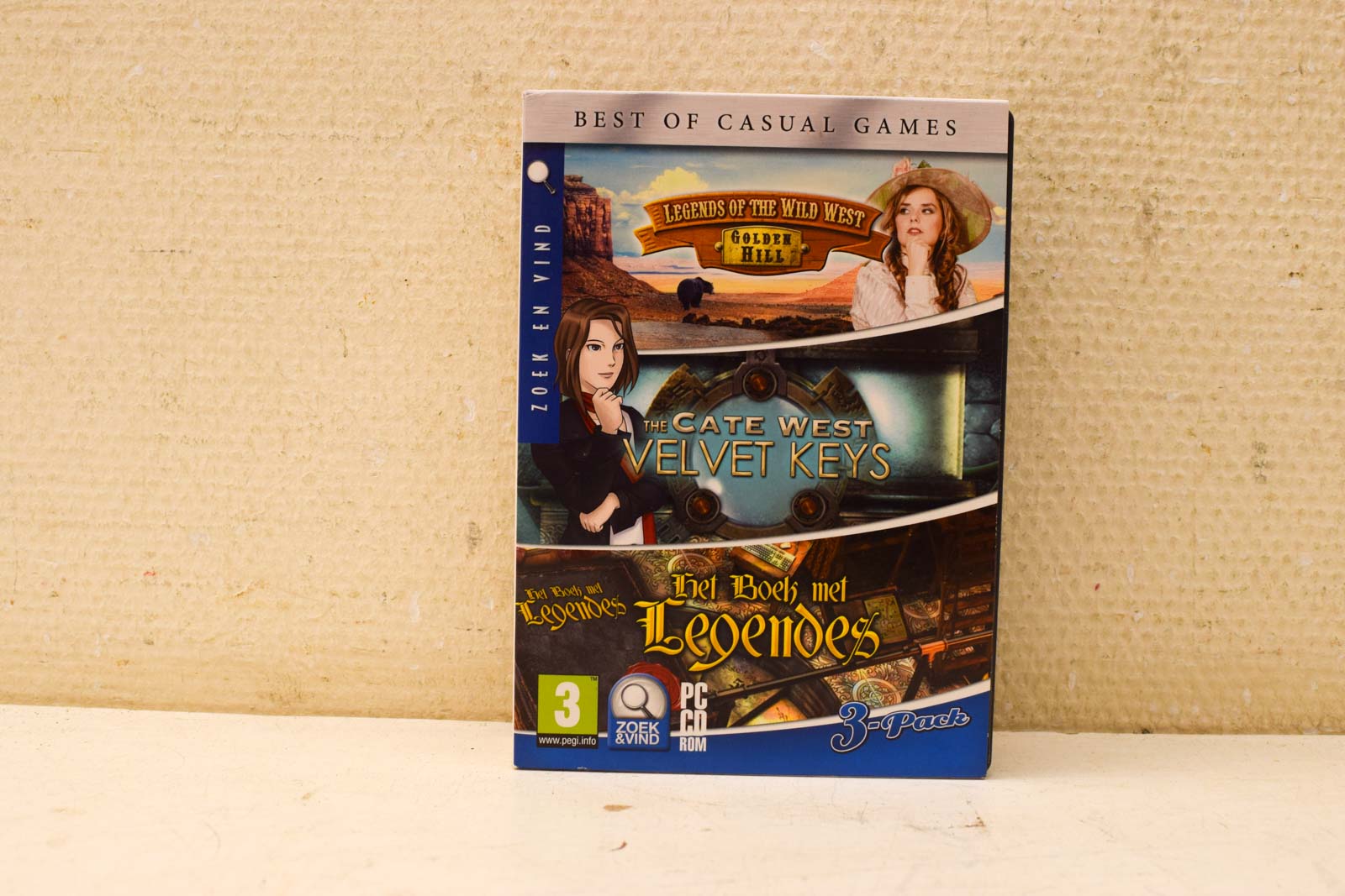 3  stuks pc cd rom  3 zoek en vindt  48987