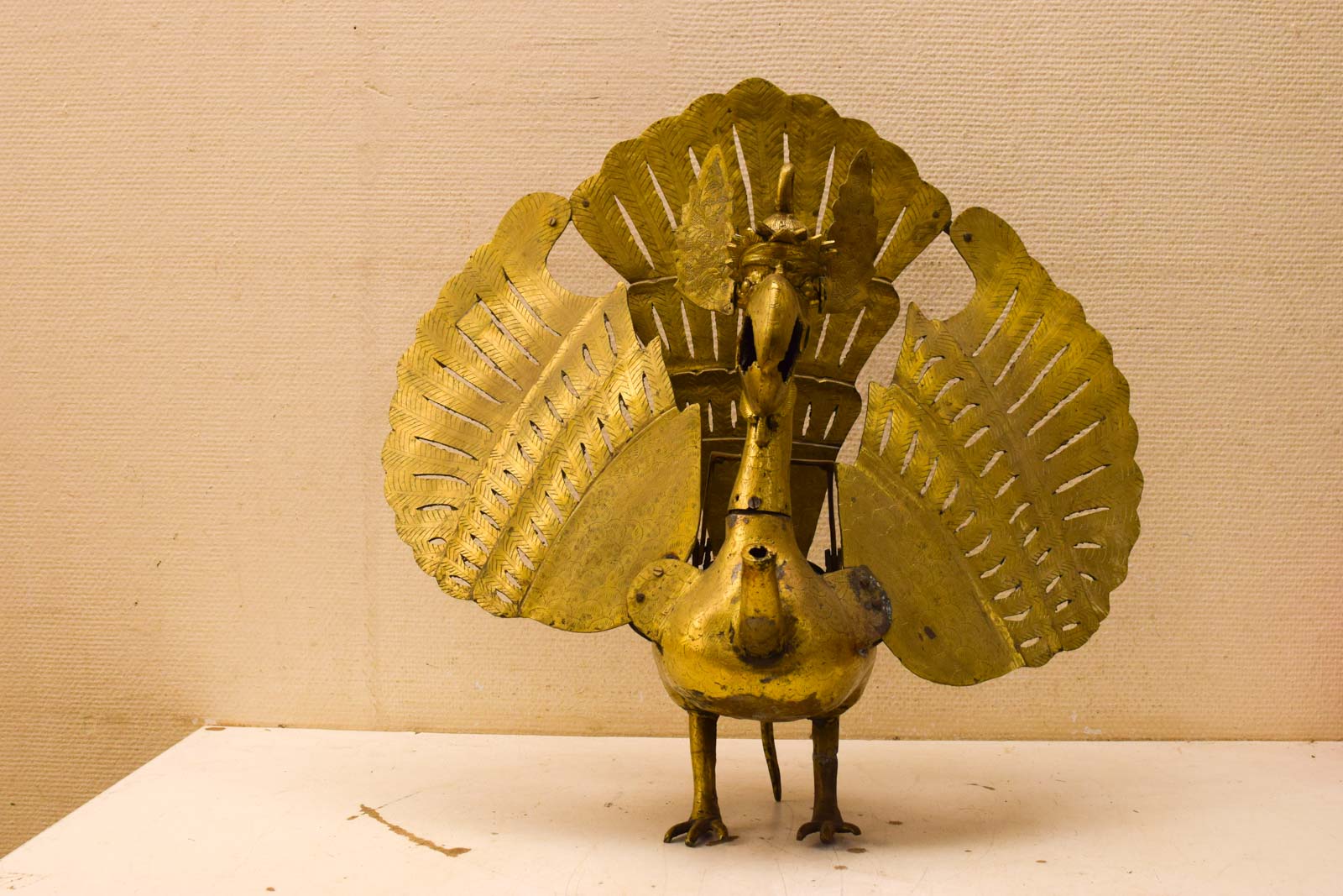 Messing Olielamp  48995