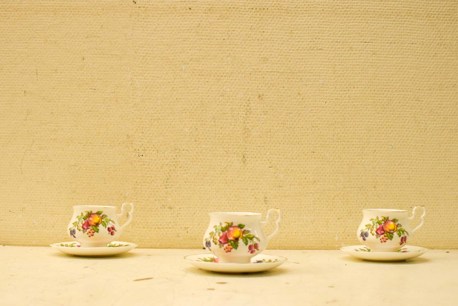 6 stuks Salisbury porseleinen kop en schotel 49024