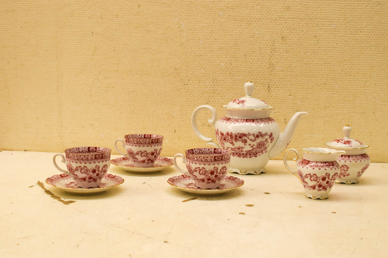 11 delig Seltmann weiden Bavaria porseleinen theeservies 49065