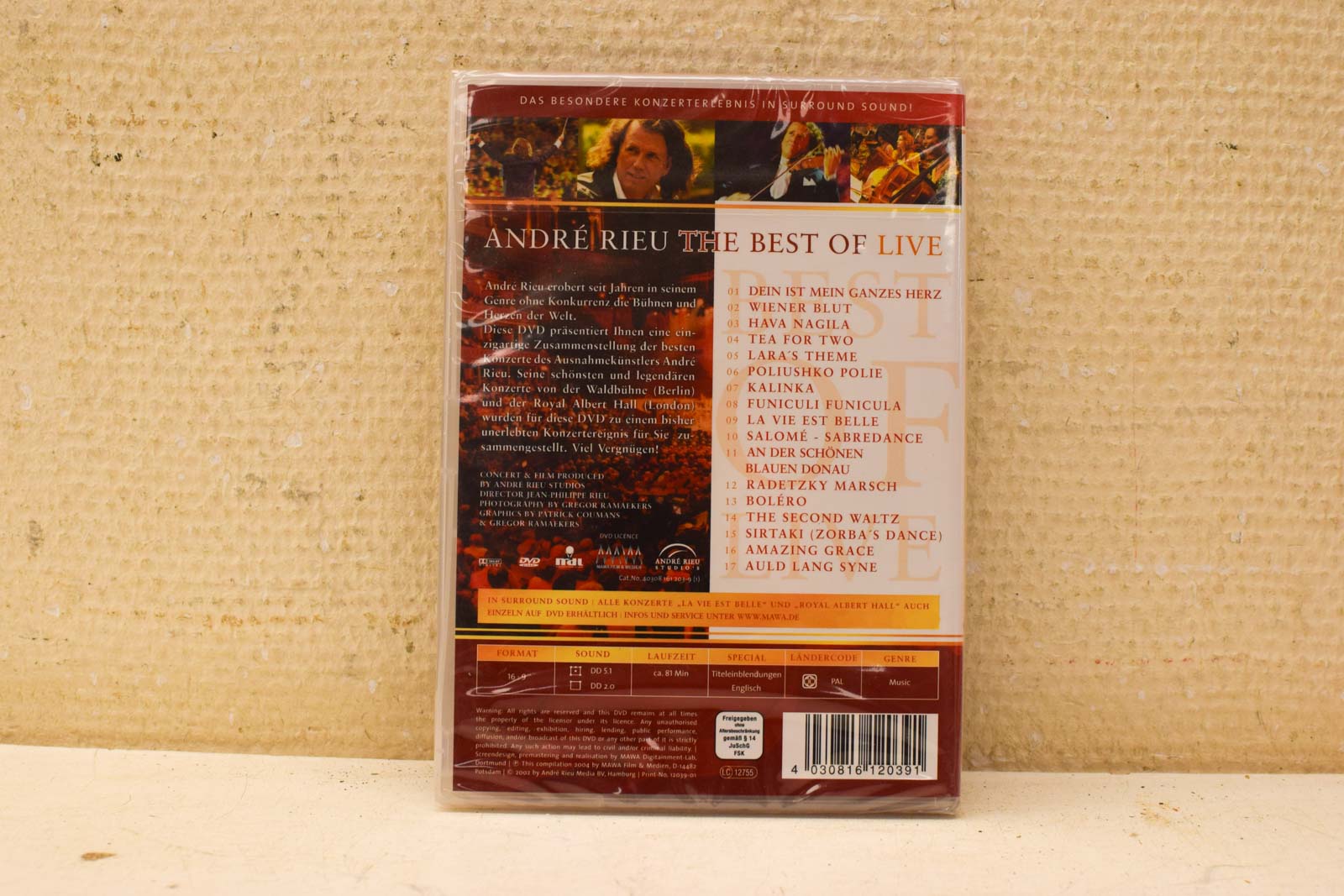Alternative view of 1 dvd   The best of Andre Rieu  Live 49068