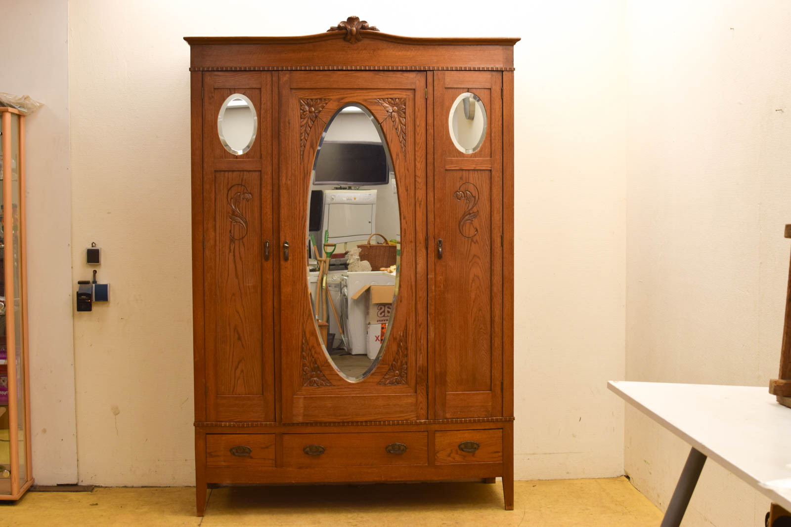 Houten kledingkast 49103