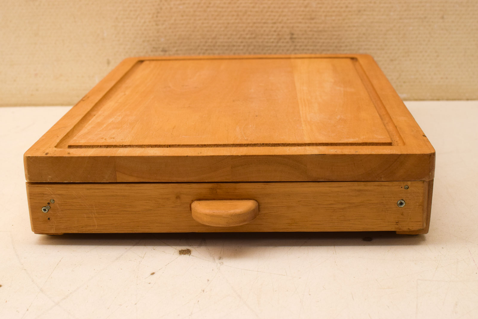 Houten Snijplank met lade 49111