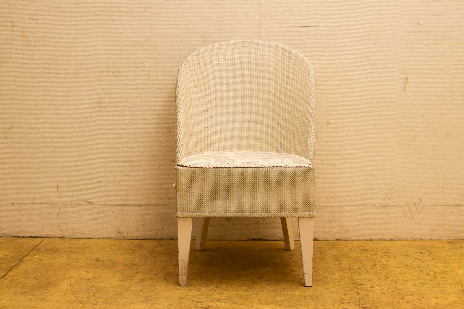 Vintage stoel met lade  49154