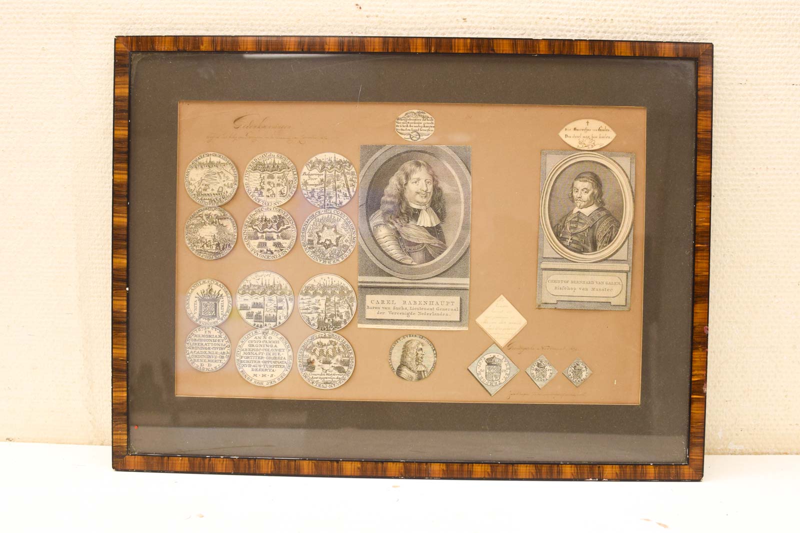 Prent van  Carel Rabenhaupt  en christoph bernhard van Galen  49193