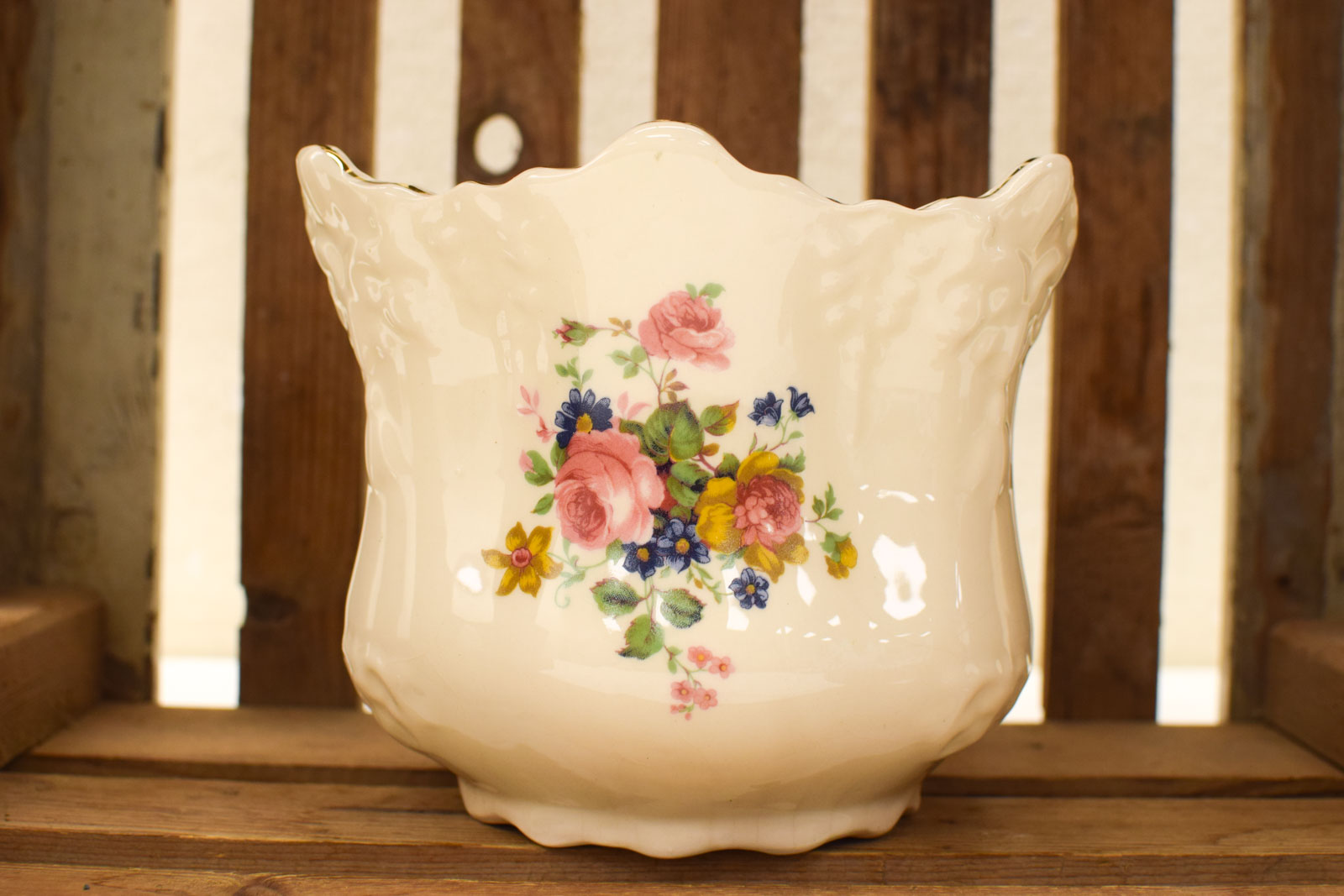 Porseleinen bloempot  49199