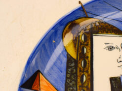 Alternative view of P Regout porseleinen Wandbord 49203