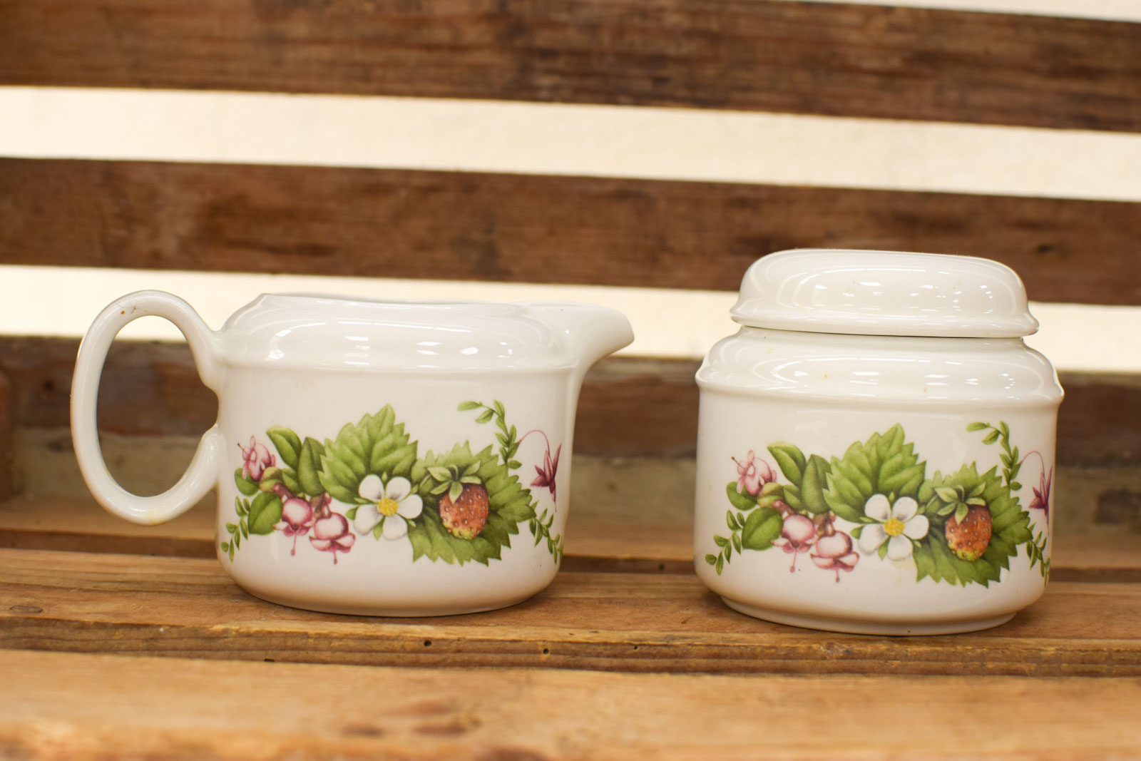 Alternative view of 3 delig Porseleinen Suiker en melkkannetje  49210