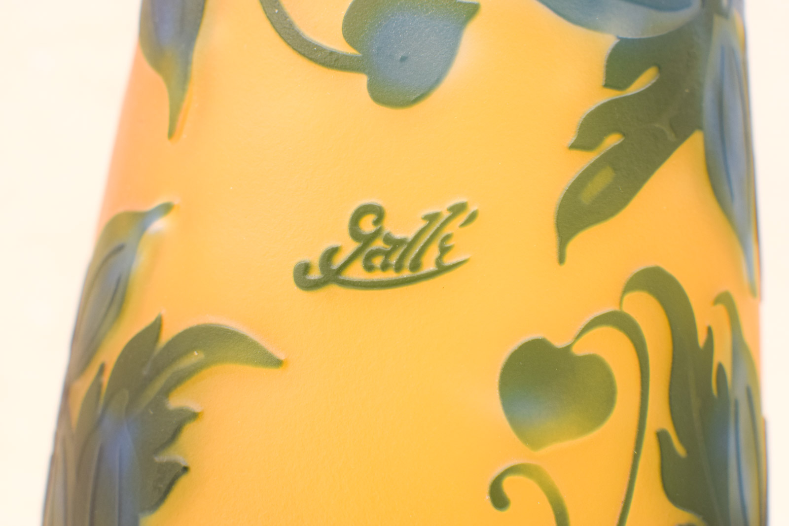 Alternative view of Galle Glazen vaas  49214