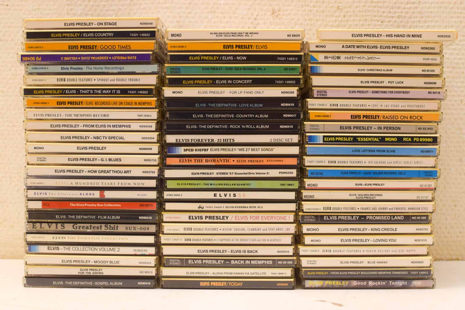 Alternative view of 65 stuks cd van Elvis Presley 49226