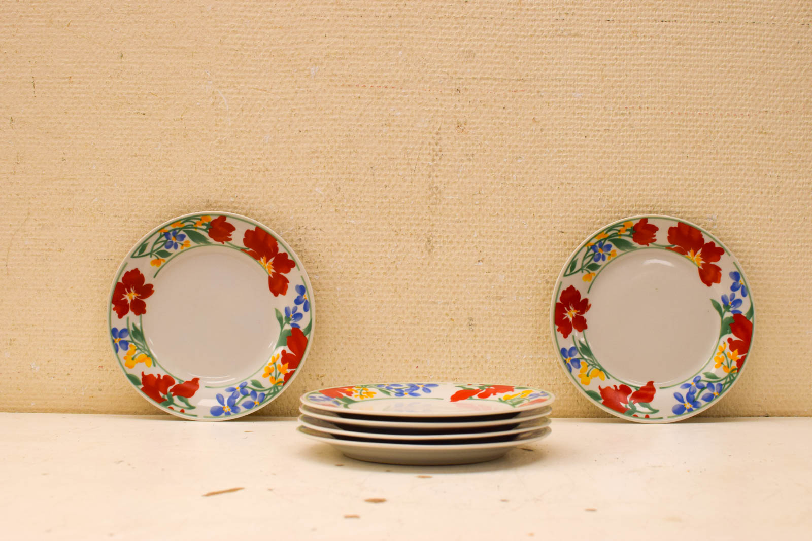 6 stuks Passion The Basic porseleinen  bordjes  49233