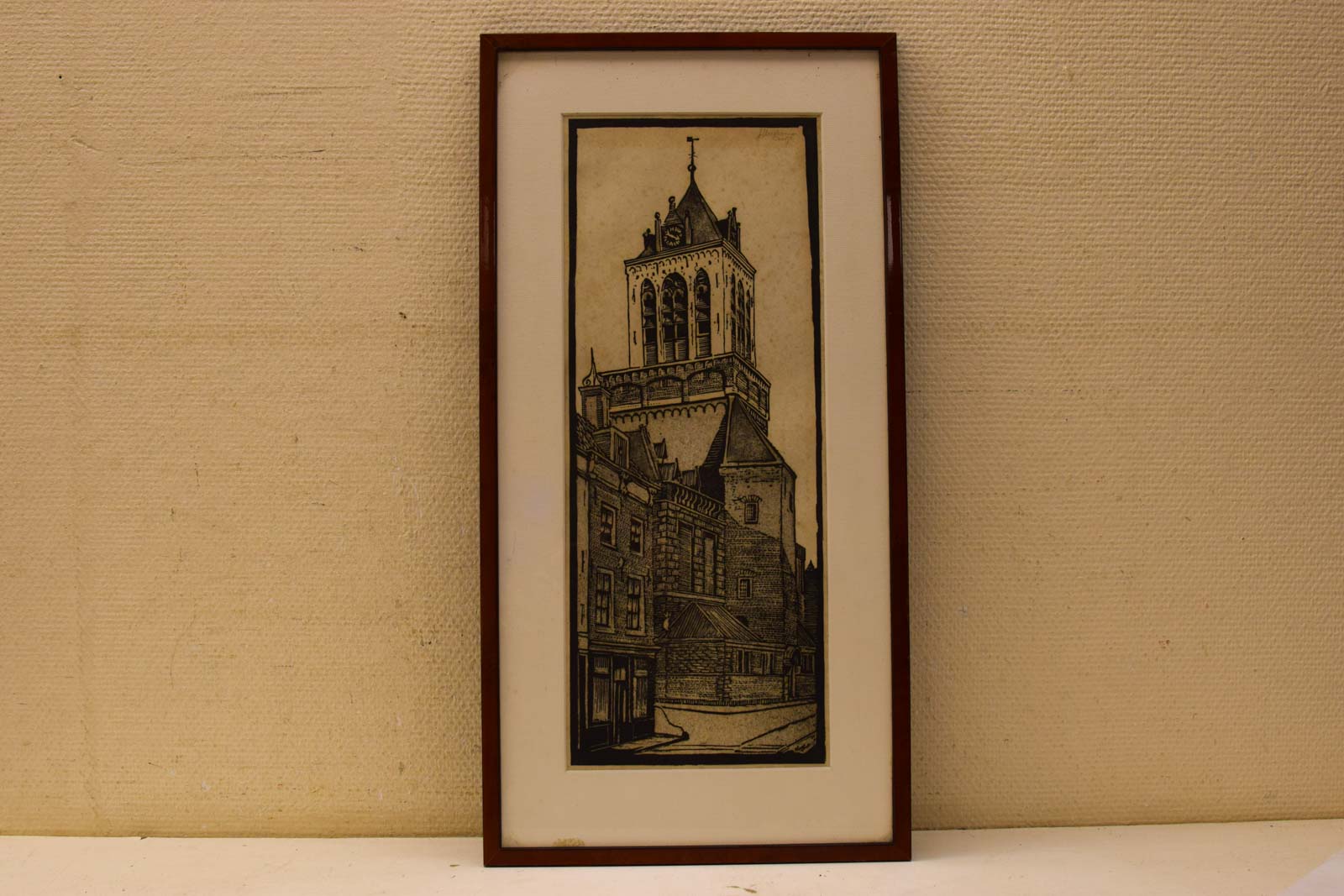 Prent van een toren 49275