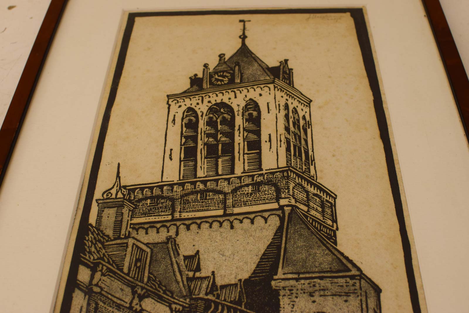 Alternative view of Prent van een toren  49275