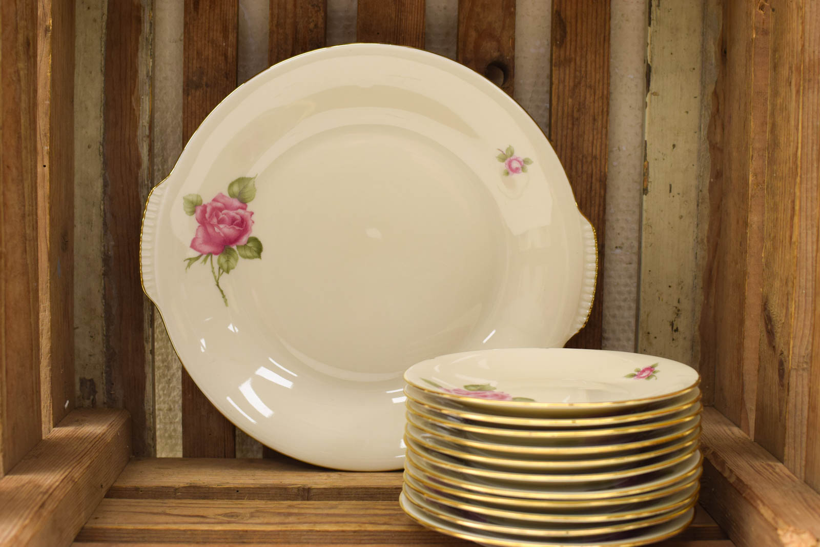 12 delig CoPo porseleinen gebaksservies 49286