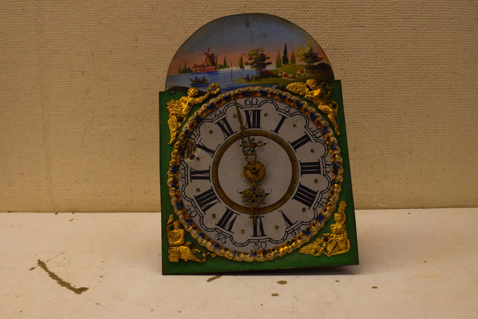 Uurwerk van een friese staartklok 49292