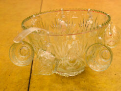 9 delig Glazen Punch Bowl Set 49314