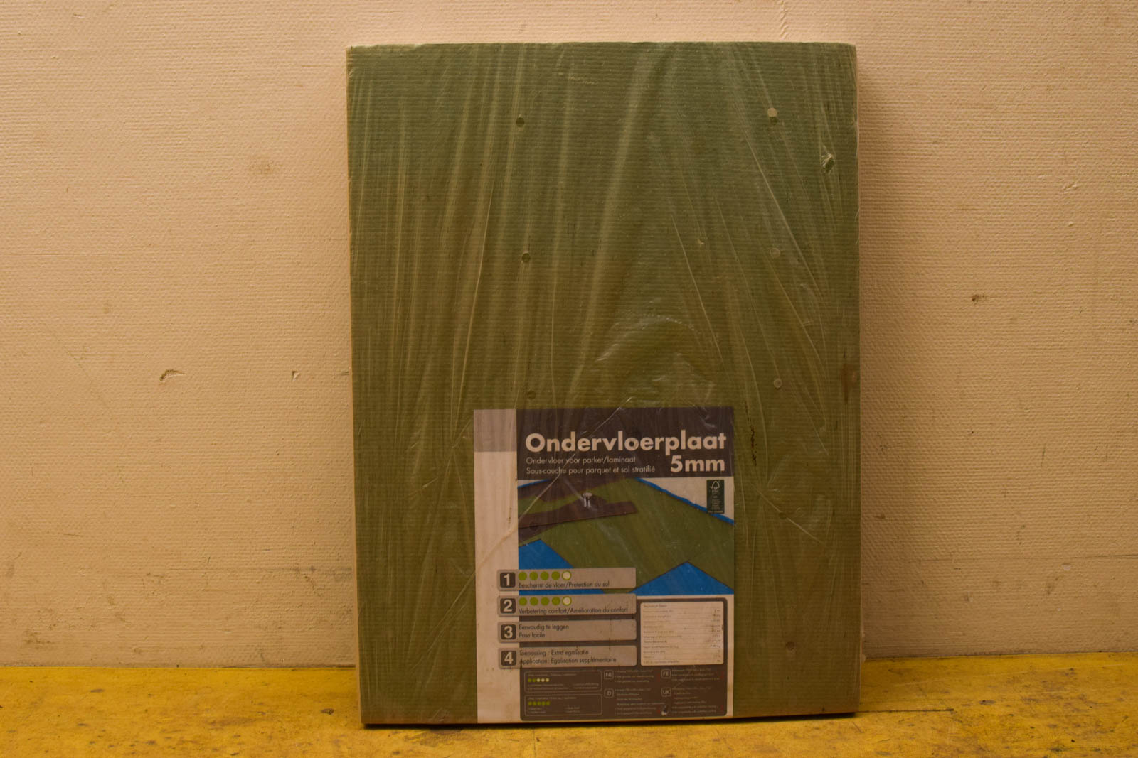 5  stuks verpakkingen ondervloerplaat  49330