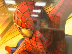 Alternative view of Ingelijste poster van spiderman 49350