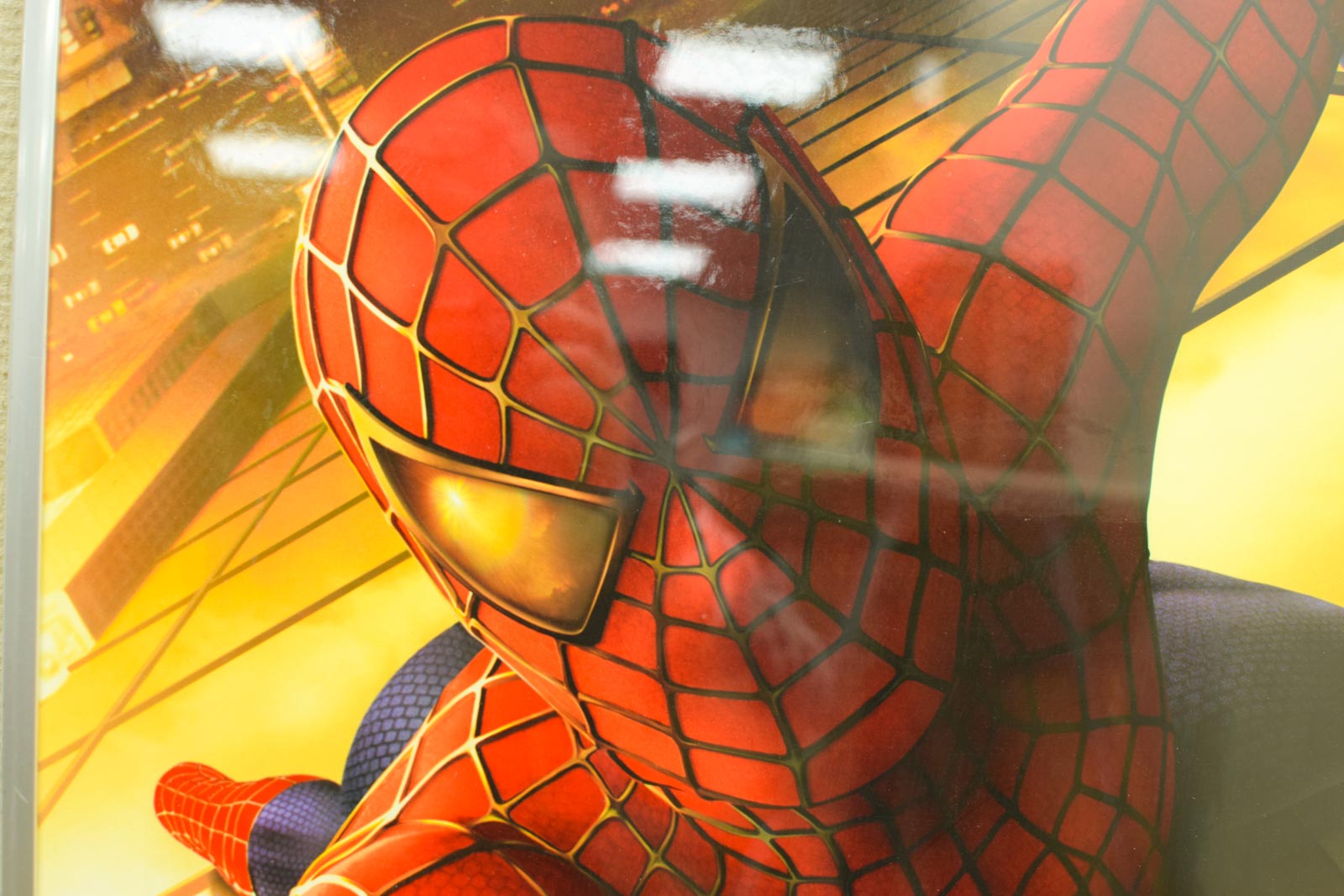 Alternative view of Ingelijste poster van spiderman 49350