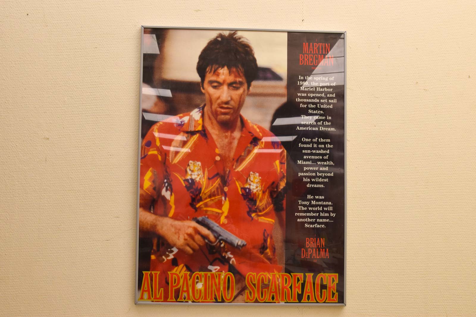 Ingelijste  Poster  Al Pacino  Scarface  49358