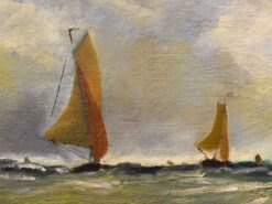 Alternative view of Schilderij van zeil boten op het water 49361